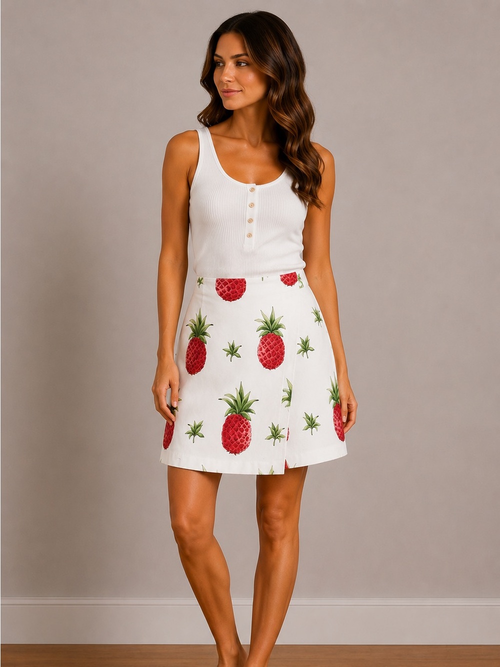 Talbots Pineapple Skirt